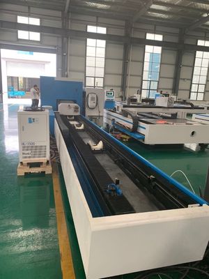 IL CNC 4KW ha tagliato la macchina, la tagliatrice del laser della metropolitana del metallo 6000mm 1500 chilogrammi