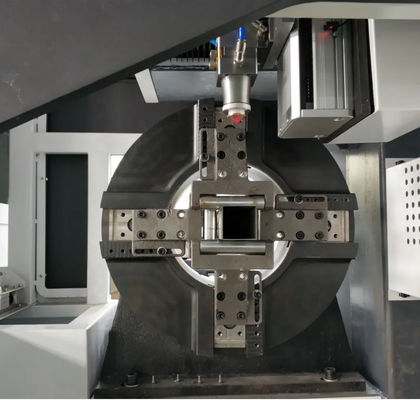 tagliatrice del laser della fibra della metropolitana del tubo di 1500w IPG 6m di carico automatici per acciaio dolce rotondo