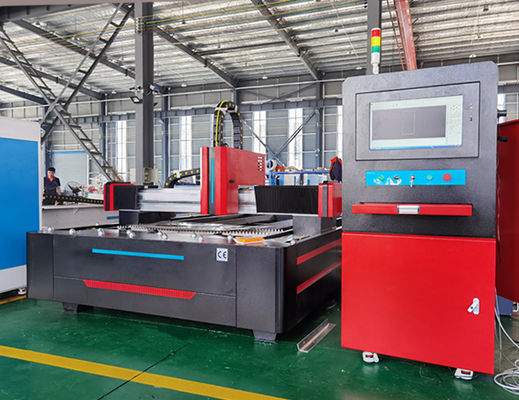 tagliatrice del laser della fibra di CNC 1000W taglierina del laser della lamina di metallo da 10 millimetri 4000x2000mm