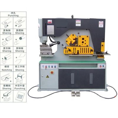 tagliatrice d'acciaio di angolo idraulico 120T 80mm per la dentellatura/che perfora del tubo