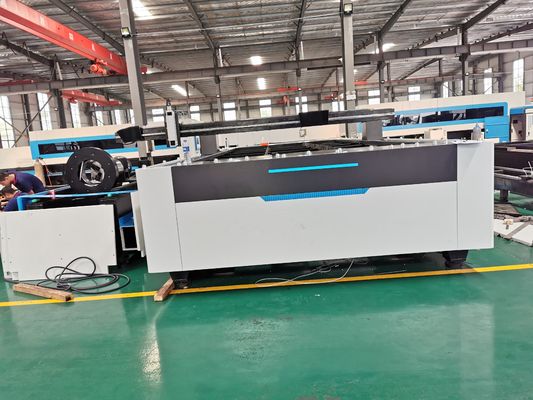 Tagliatrice del laser della Tabella del doppio del ferro 3000W Raycus IPG
